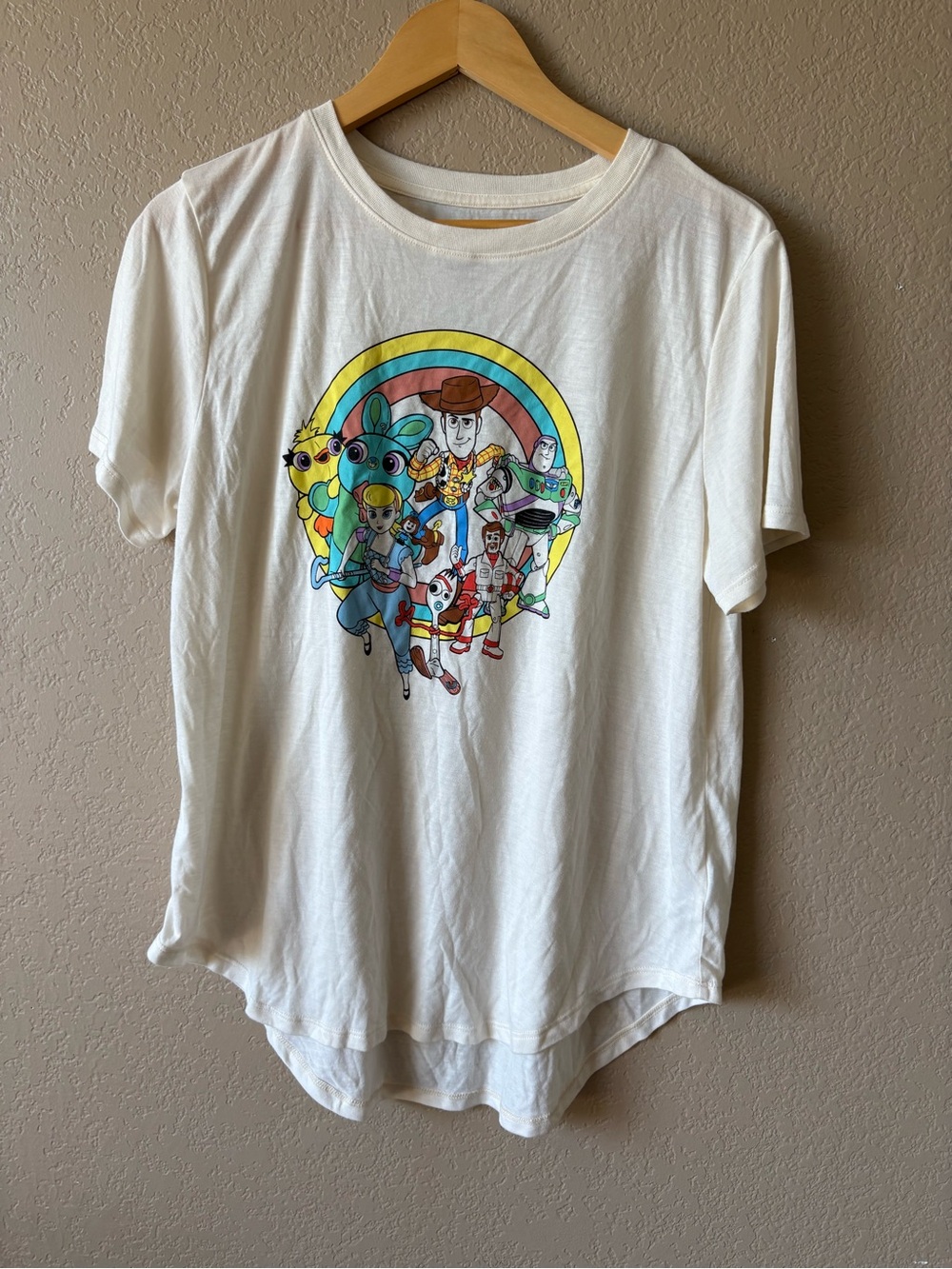 Disney Pixar Women's XXL Toy Story 4 T Shirt Short Sleeve Woody Buzz